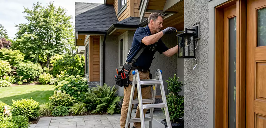 Outdoor and Exterior Light Fixture Installation in Auburn