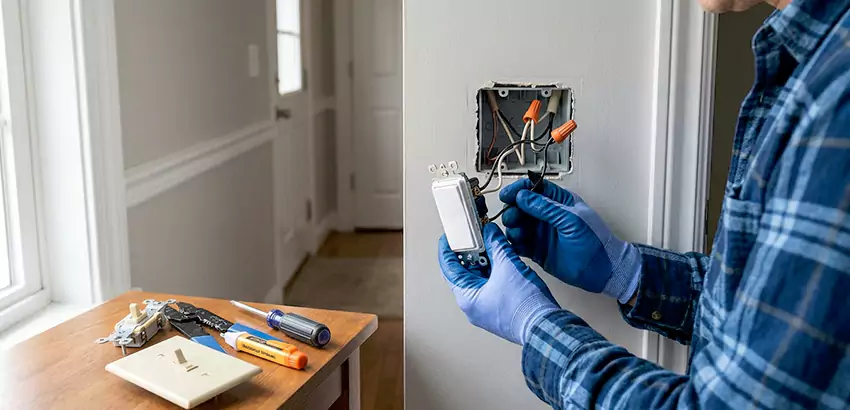 Motion Sensor Light Switch Replacement in Auburn
