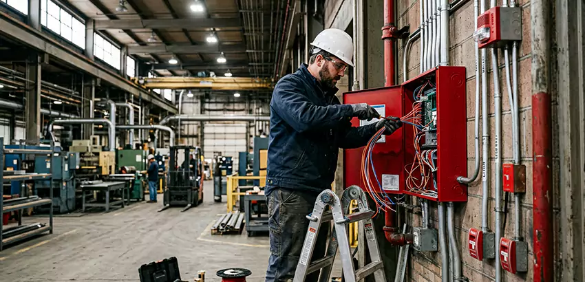 Industrial Fire Alarm Installation in Auburn