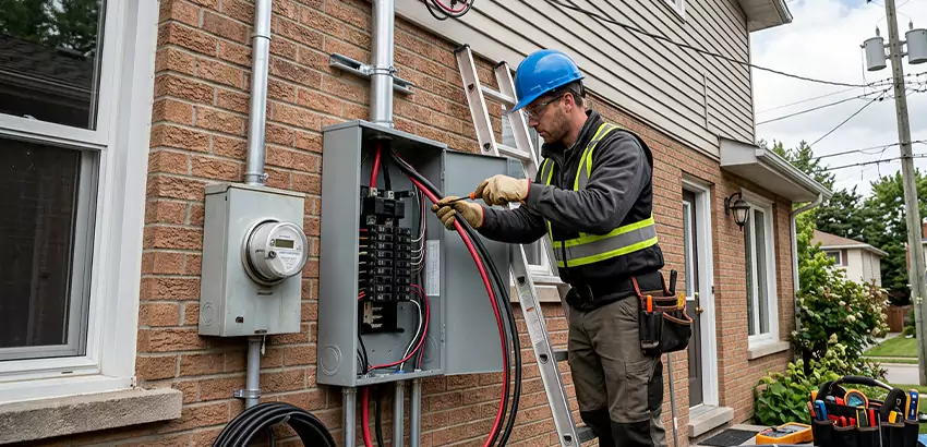 Outdoor Subpanel Installation in Auburn